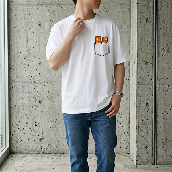 正露丸くん、セイロガン糖衣AちゃんＴシャツ1(ホワイト-S)